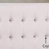 joseph crystal faux leather bed frame 1