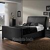 kaydian allendale leather lift up ottoman storage bed 1