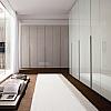 sma evolution 11 wardrobe with smooth lacquered glass and hinged doors 1