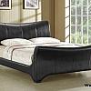 time living wave faux leather bed frame, in Absolute beds, Bedroom Furniture, Topper and mattresses Memoryfoam, Cheap leather beds in Sotogrande costa del sol 1