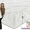 breasley viscofoam 500 visco quilted memory foam mattress 1