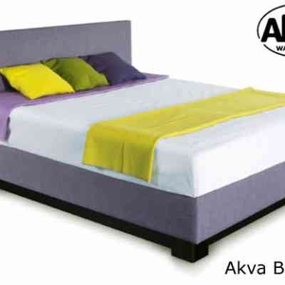 Akva Waterbed Box Bed Urban Model include Bedframe Headboard, individual choice of bed, Select mattress layering, stabilization and safety liner for a bed that 