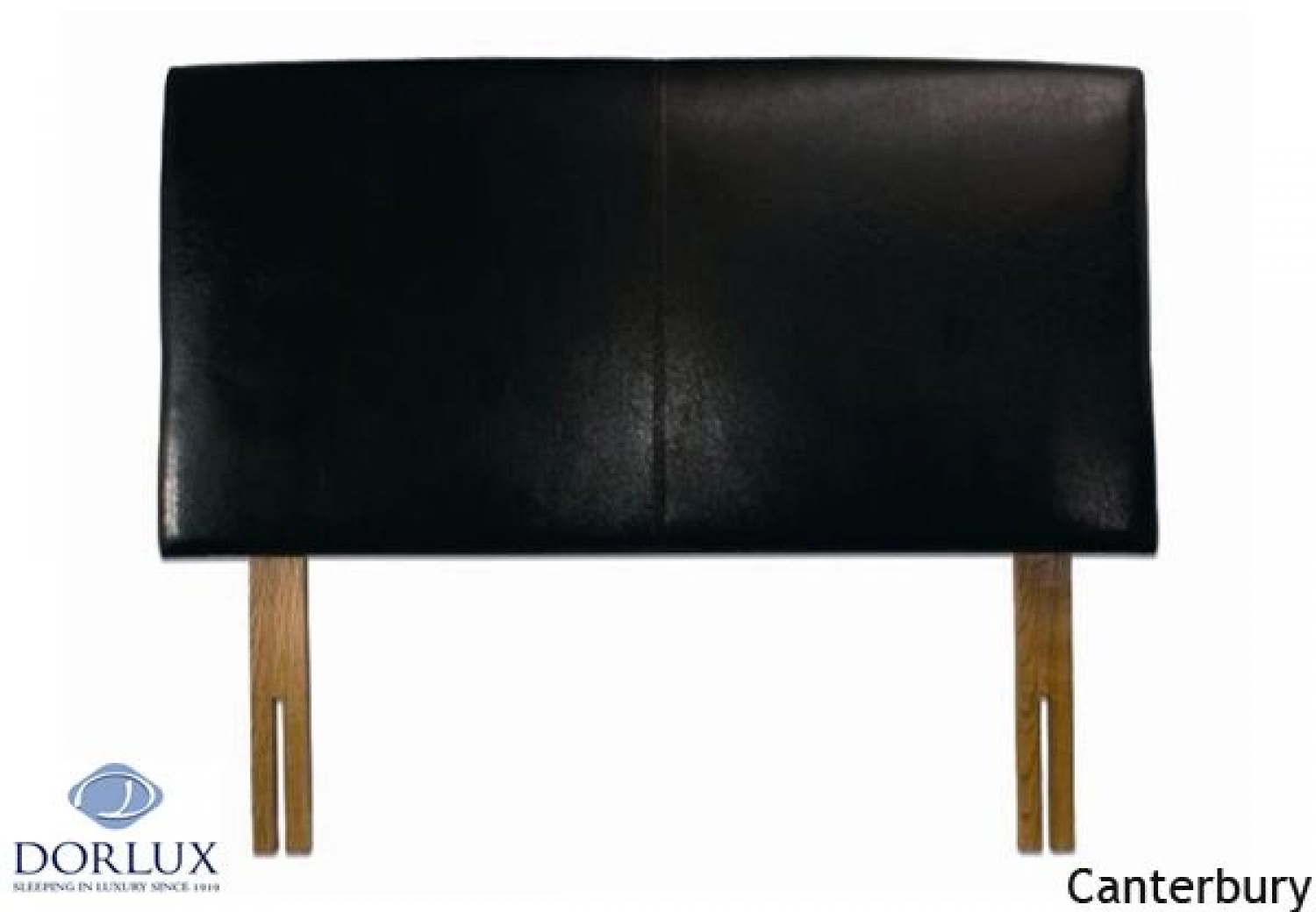 dorlux cambridge brown leather headboard image