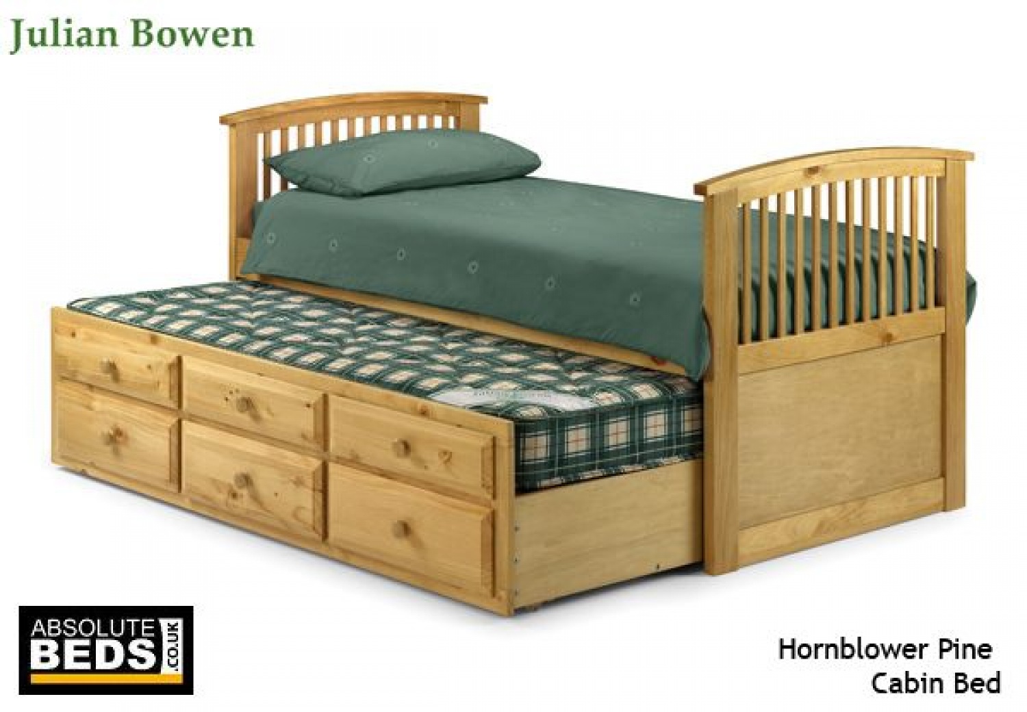 julian bowen hornblower pine cabin bed image