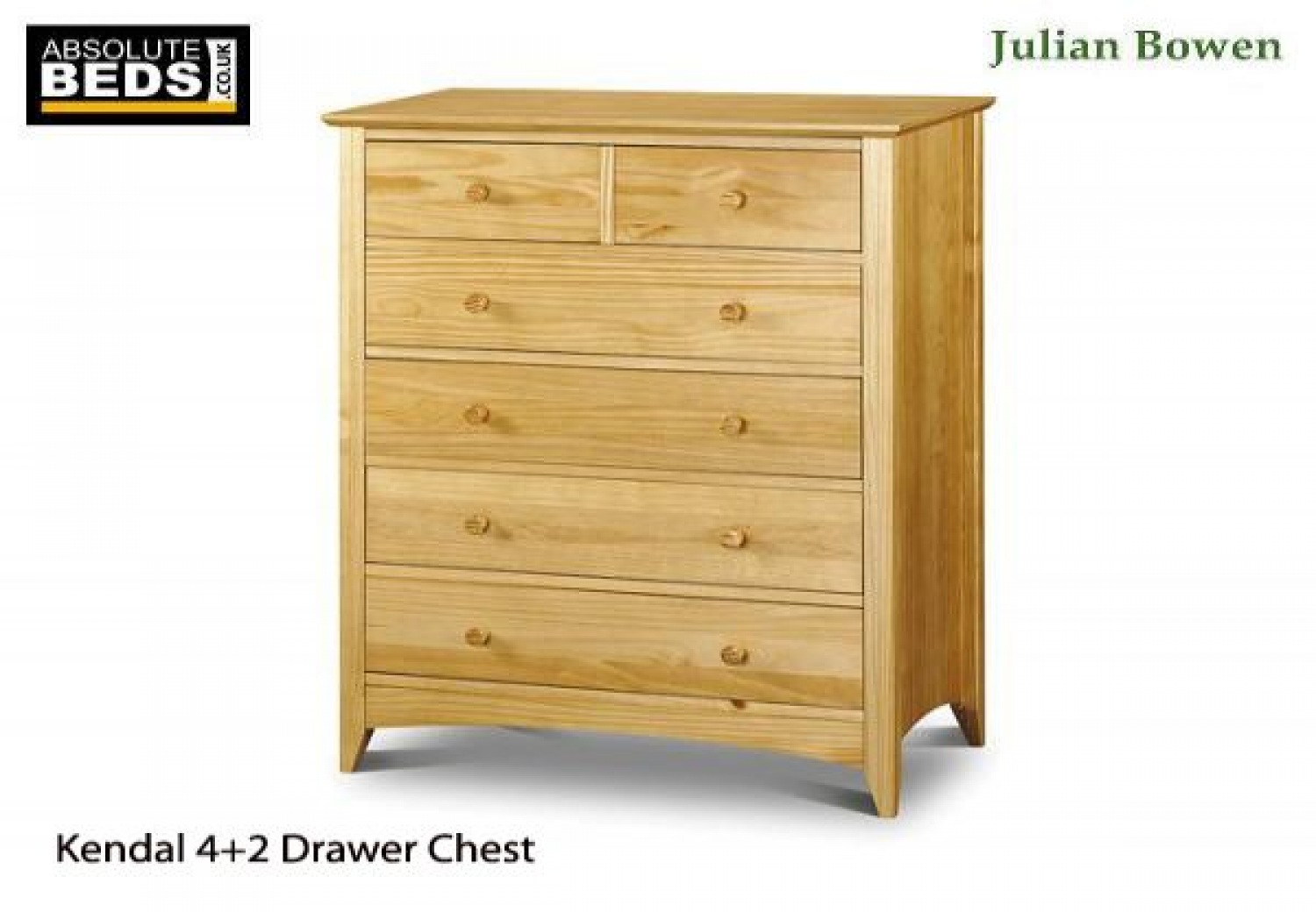 julian bowen kendal 4+2 chest of drawers image