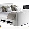 leather new york tv bed including lg television. Well designed beds and mattresses, wide range of Brands and style wide range of all sizes Best . Los Alqueros.