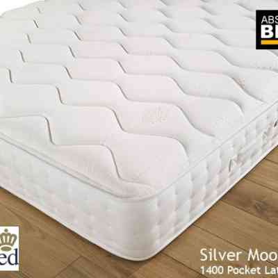 Rest Assured Silver Moon 1400 Pocket and Latex Mattress Ibiza Shop, Rest Assured Silver Moon mattress is a wonderfully comfy combination of pocket springs and l