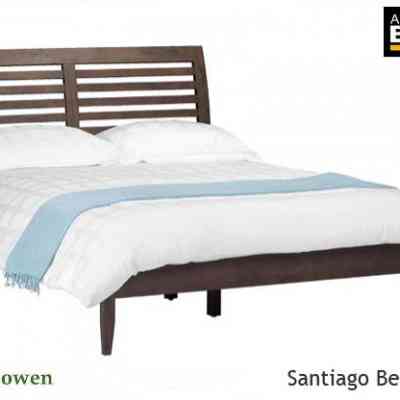 julian bowen santiago wooden bed frame