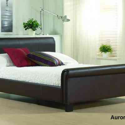 time living aurora real leather bed frame, Pocket Sprung Mattresses available in absolute beds, double and king size beds, San pedro de alcantara at best prices