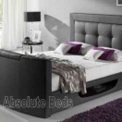 kaydian bowburn leather tv bed frame