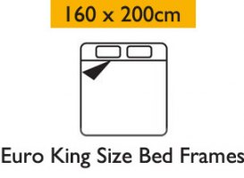 Euro king size beds available at Absolute Beds including wooden, leather, metal, pine, oak.