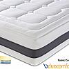breasley duo comfort pocket 1000 reversible top memory foam and pocket spring mattress - 37? fabric cover 1