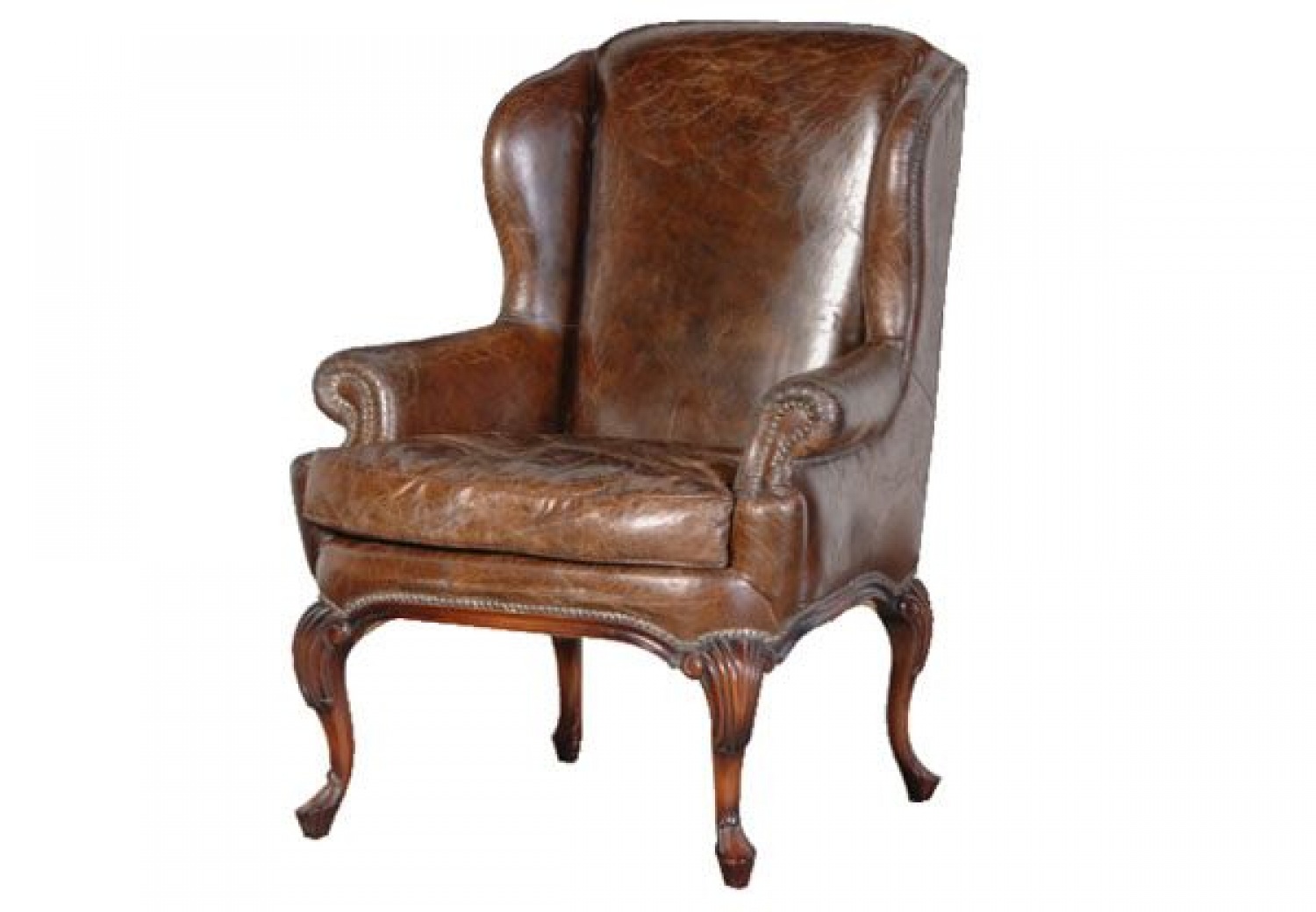 Classic house new classic leather wing chair, The most affordable and comfortable Beds and mattresses shop combining breathable and durable. Shop in Sotogrande image