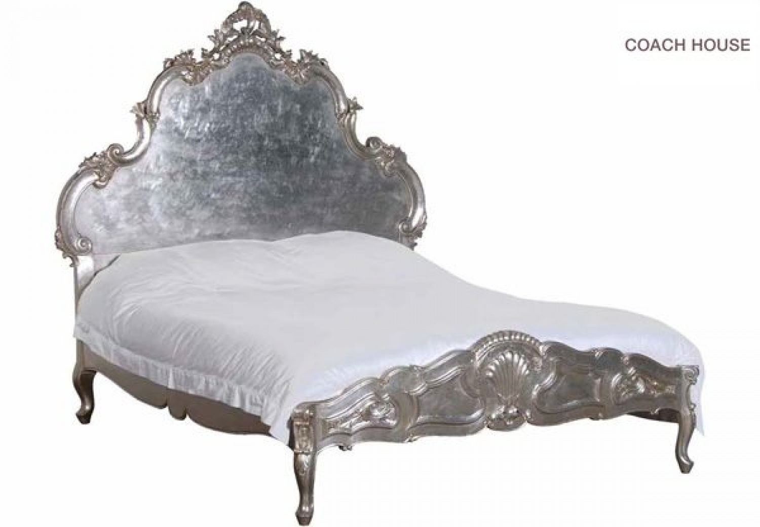 Classic house tiffany carved bed frame. Quality Handmade beds and Mattresses for a Luxury night sleep. Online mattresses with best prices. warehouse Marbella image