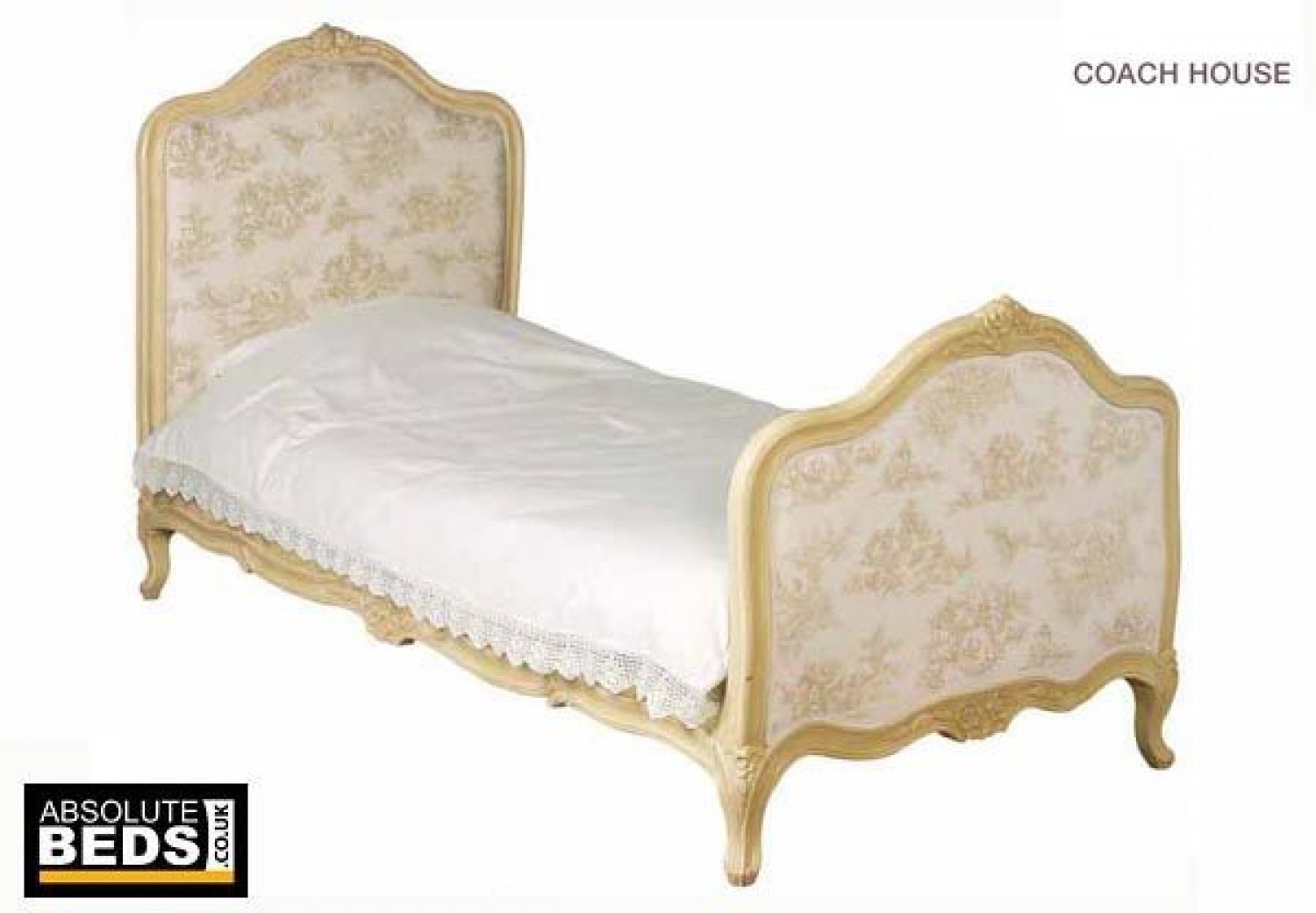 Classic house valbonne toille single bed frame. At Absolute Beds you can build a better bed time and sleeping zone. Visit our shop In San pedro de alcantara image