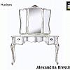 frank hudson alexandria dressing table with mirror