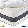 breasley duo comfort pocket 1000 reversible top memory foam and pocket spring mattress - 37? fabric cover