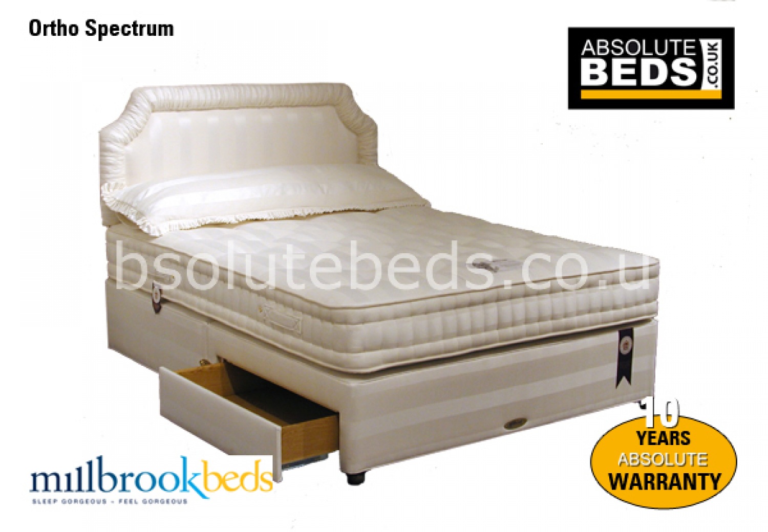 Millbrook Ortho Spectrum Divan Bed Set image