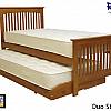 relyon duo storabed oak finish guest bed