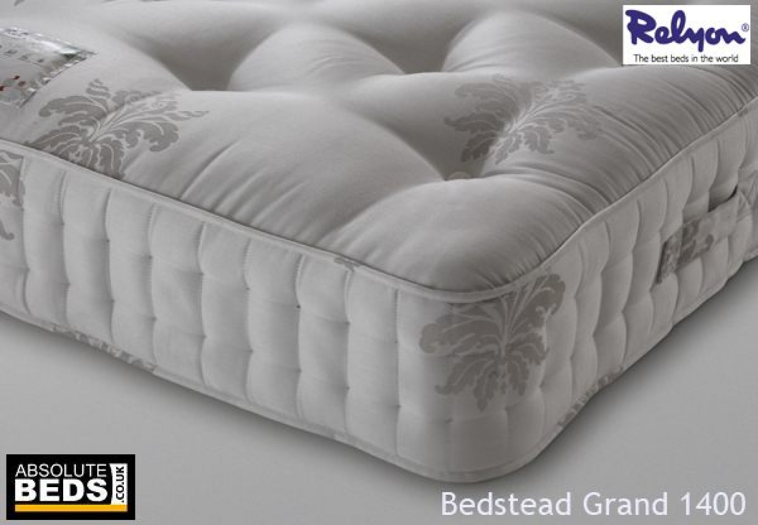 relyon bedstead grand 1400 pocket mattress image