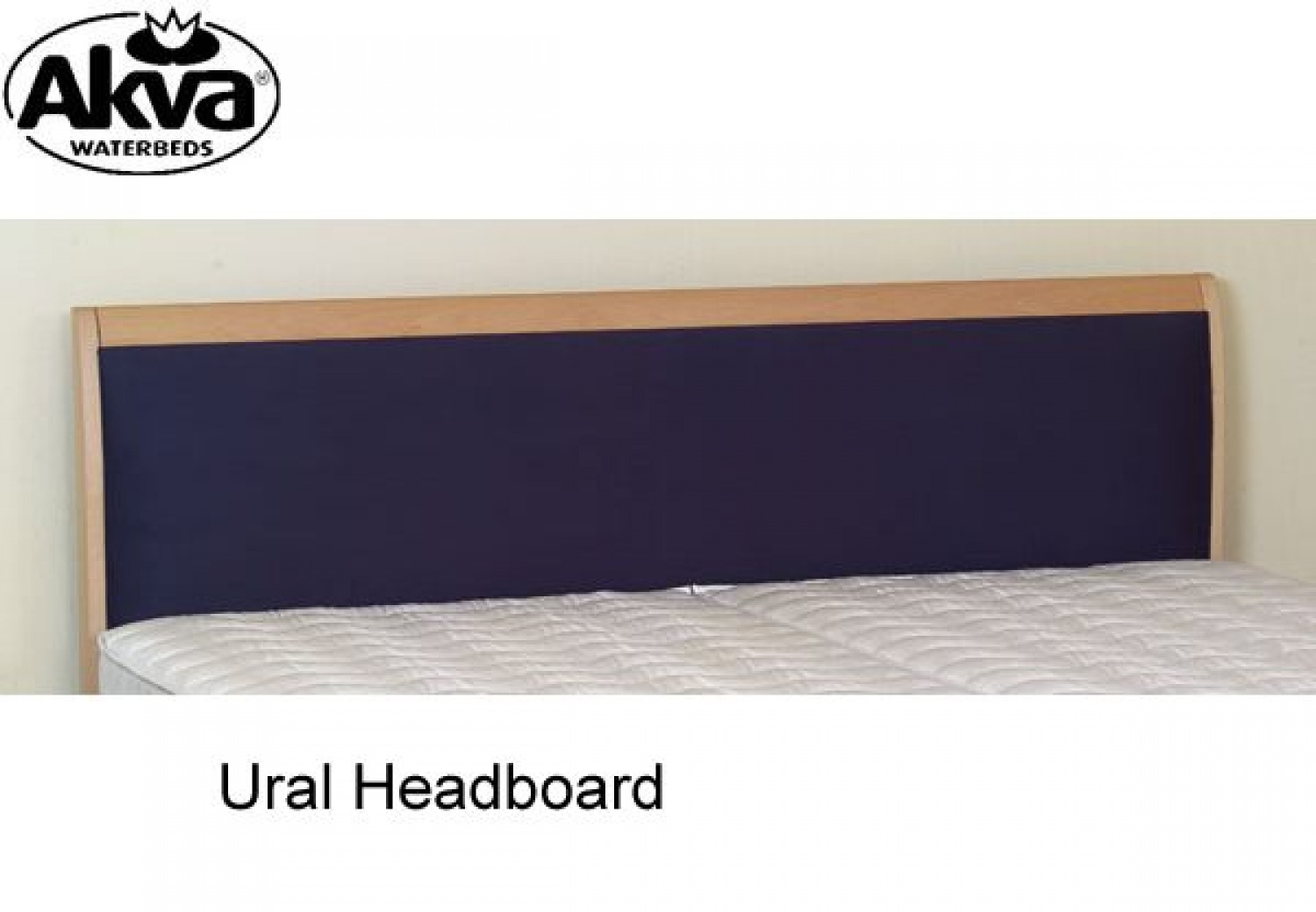 Akva Waterbed Ural Headboard has various fabric,leather and wood collection image