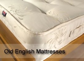 Absolute Beds have collection of Old English Bed Company Mattresses including pocket sprung mattresses, visco-elastic foam mattresses.