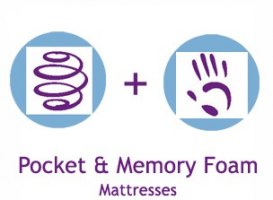 pocket spring and memory foam mattress