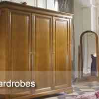 Wardrobes at Absolute Beds. Choose from large collection of pine, oak, cherrywood and other finishes.